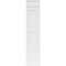 Ekena Millwork Two Equal Flat Panel PVC Pilaster w/Decorative Capital & Base, 10"W x 48"H x 2"P PILP10X048DFP02-2 - alternate 4